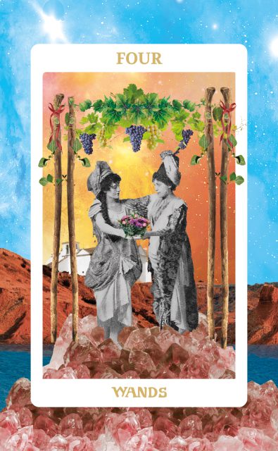 4 of wands
